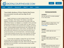 Tablet Screenshot of digitalcourthouse.com